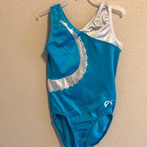 GK Teal Gymnastics Leotard